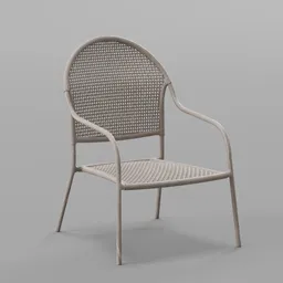 P. Carlo's wooden garden armchair