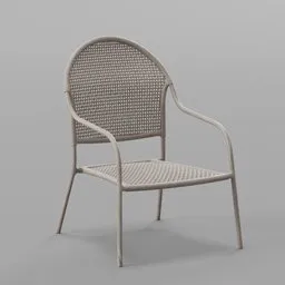 P. Carlo's wooden garden armchair