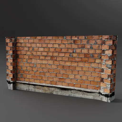 Brazilian brick wall