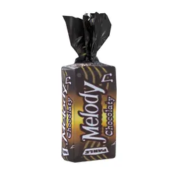 Realistic 3D model of a wrapped toffee candy, with detailed textures and shading, optimized for Blender.