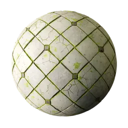 Stylized Tiles Diamond