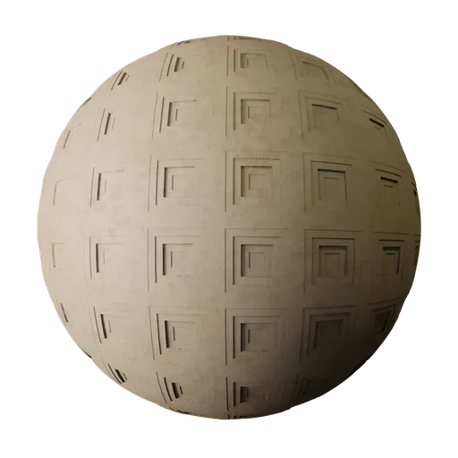High-resolution Pantheon-inspired concrete PBR texture for 3D rendering in Blender and other 3D applications.