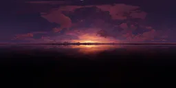 Dramatic Colorful Sunset