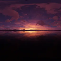 Dramatic Colorful Sunset