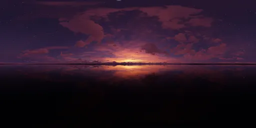 Dramatic Colorful Sunset