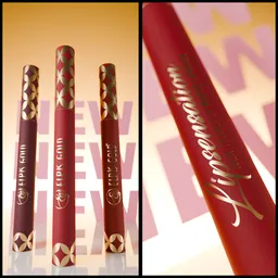 Lip crayons creative rotating shot