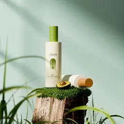 Natural Skincare Product Visualization Scene