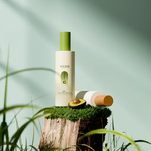 Natural Skincare Product Visualization Scene