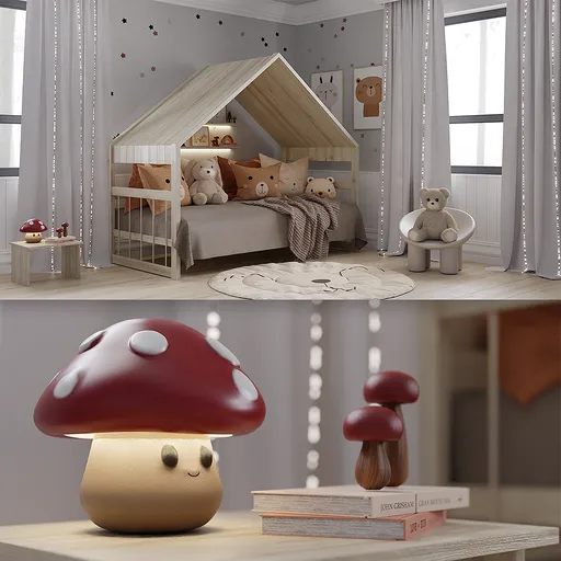 Kids Bedroom Scene