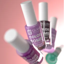 Nail enamel rotation animation