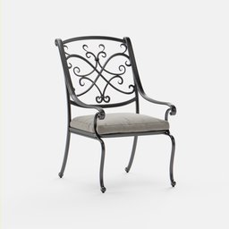 Outdoor Metal Frame Chair