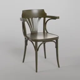 25 Armchair B580 - Forest Green