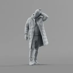 Lowpoly Male Standing