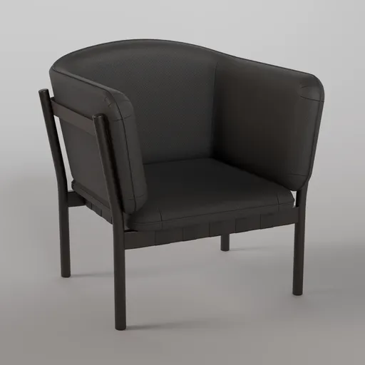 Dowel Lounge Armchair B4