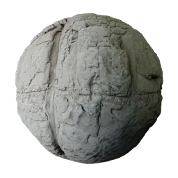Highly detailed PBR Sandstone Cliff texture for realistic 3D rendering in Blender and other 3D applications.