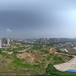 Highsky old building lake