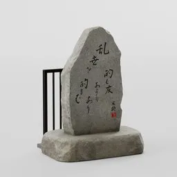 Japanese Cemetery Gravestone
