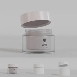 Cosmetic cream container