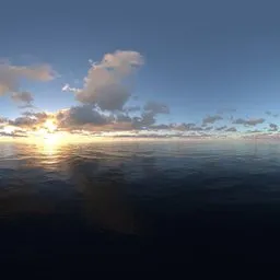 Sunset light yellow red