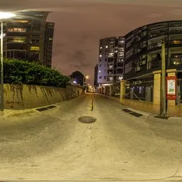 Road at night