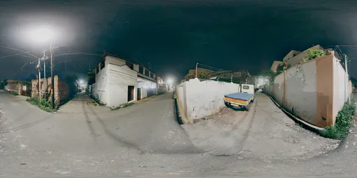 Urban Alley Night