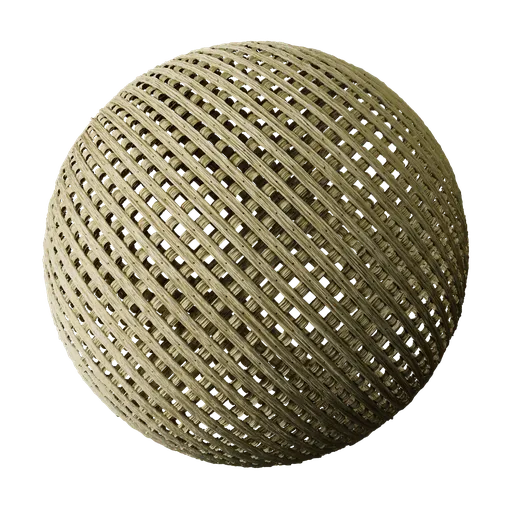 Textured 3D PBR wood material suitable for Blender and other 3D apps, depicting a garden trellis design.