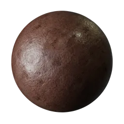 High-quality PBR muddy ground texture for 3D modeling, with realistic wet soil appearance, for Blender and other 3D applications.