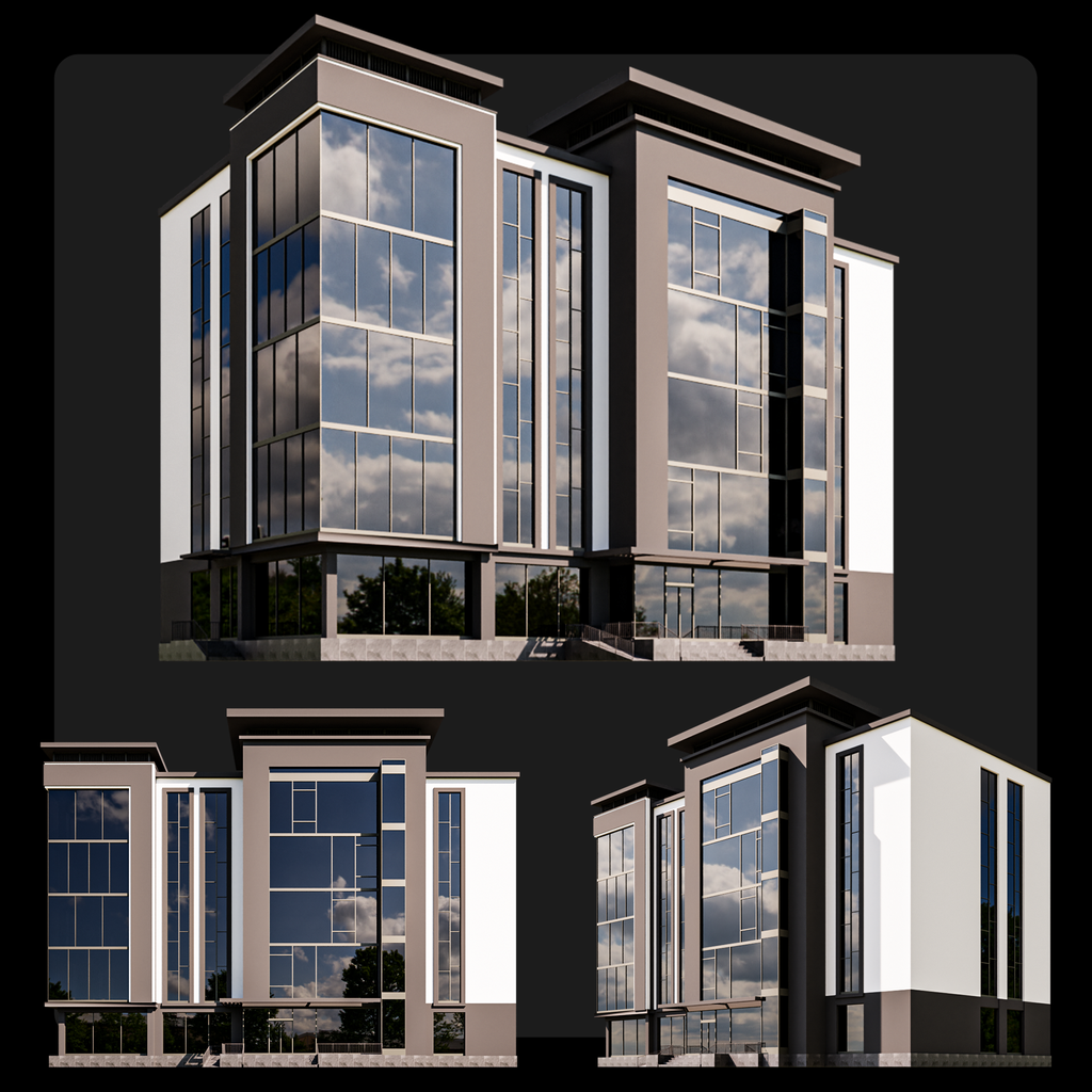 Business Centre | FREE Commercial Buildings Models | BlenderKit