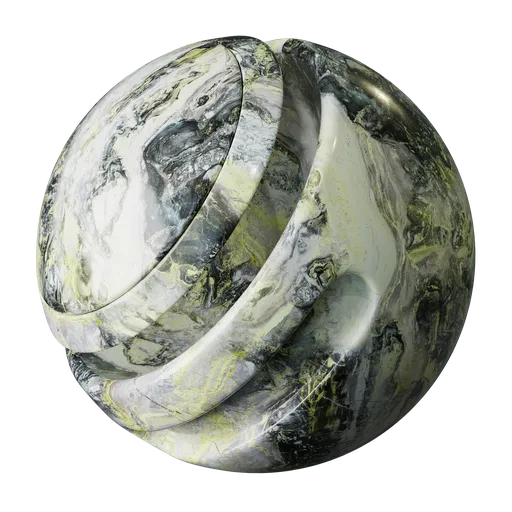 Black&yellow marble