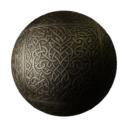 Metal Engraved Viking Celtic Design