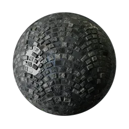 Wet Stone Rock Tile Pavement