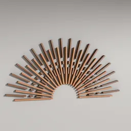 Wooden Radial Wall Panel