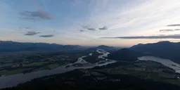 Dramatic Sunset over Canadian Nature