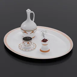 Coffee serving set