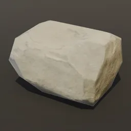 Sharp Fractured Limestone Big