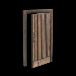 Wood door