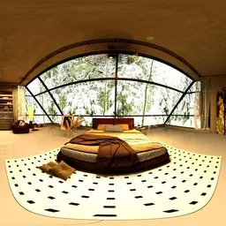 Big Snow Window Bedroom