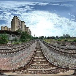HIghsky Train Station BLuesky Cloud