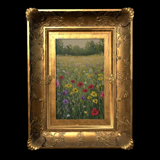 Retro picture frame