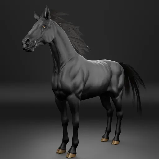 Black Horse - Rigged