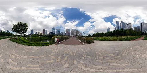 Cloudy bridge during the day 16k