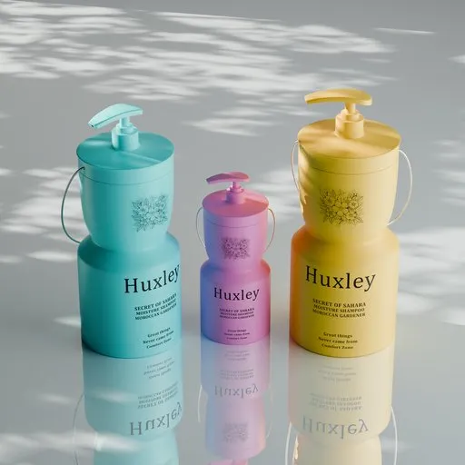 Shampoo Bottle Product Visualization