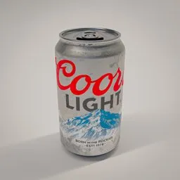 Coors Light Beer Can