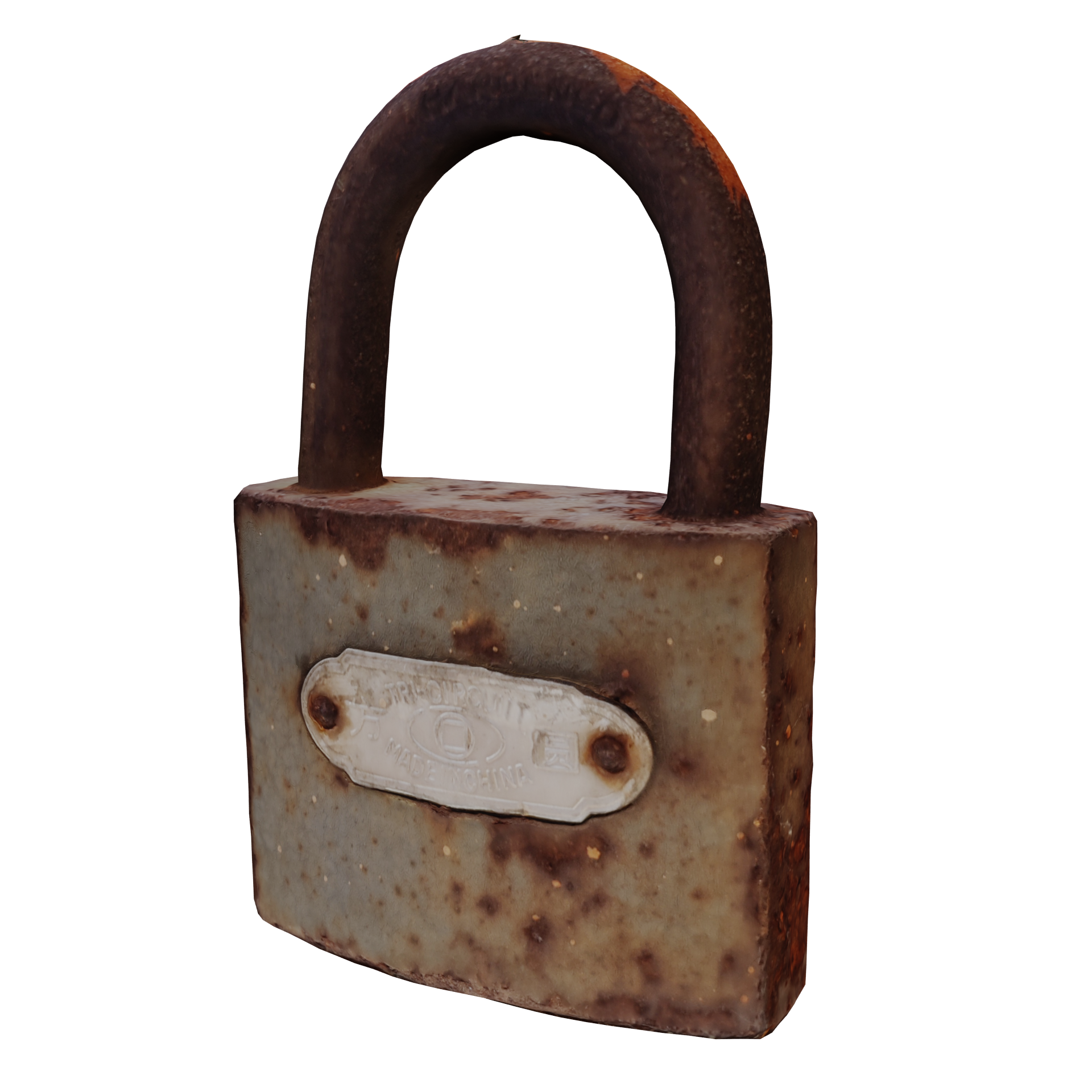 Rusty lock | FREE Home Appliances models | BlenderKit