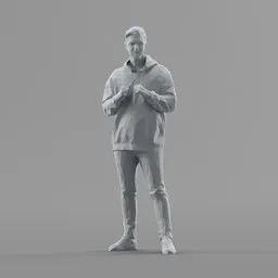 Lowpoly Male Standing