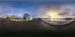 Sunrise at City Coast Cloudy