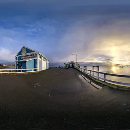 Sunrise at City Coast Cloudy