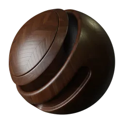 Chevron Mahogany Wood