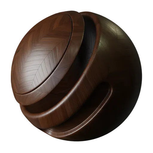 Chevron Mahogany Wood