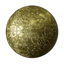 Dragon Mofits Engraved Gold